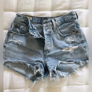 Levi 501 Acid Wash Shorts
